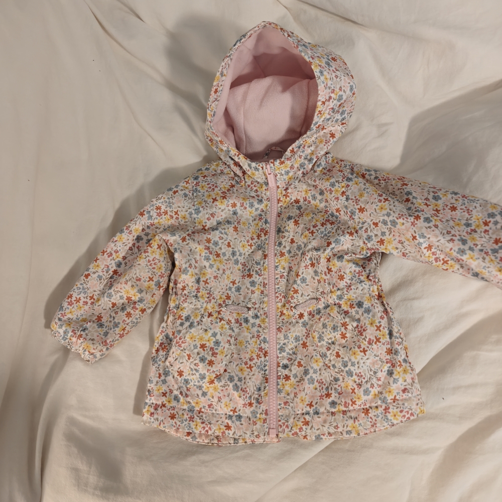Carter's Floral Kids Jacket - Pink and Multicolor